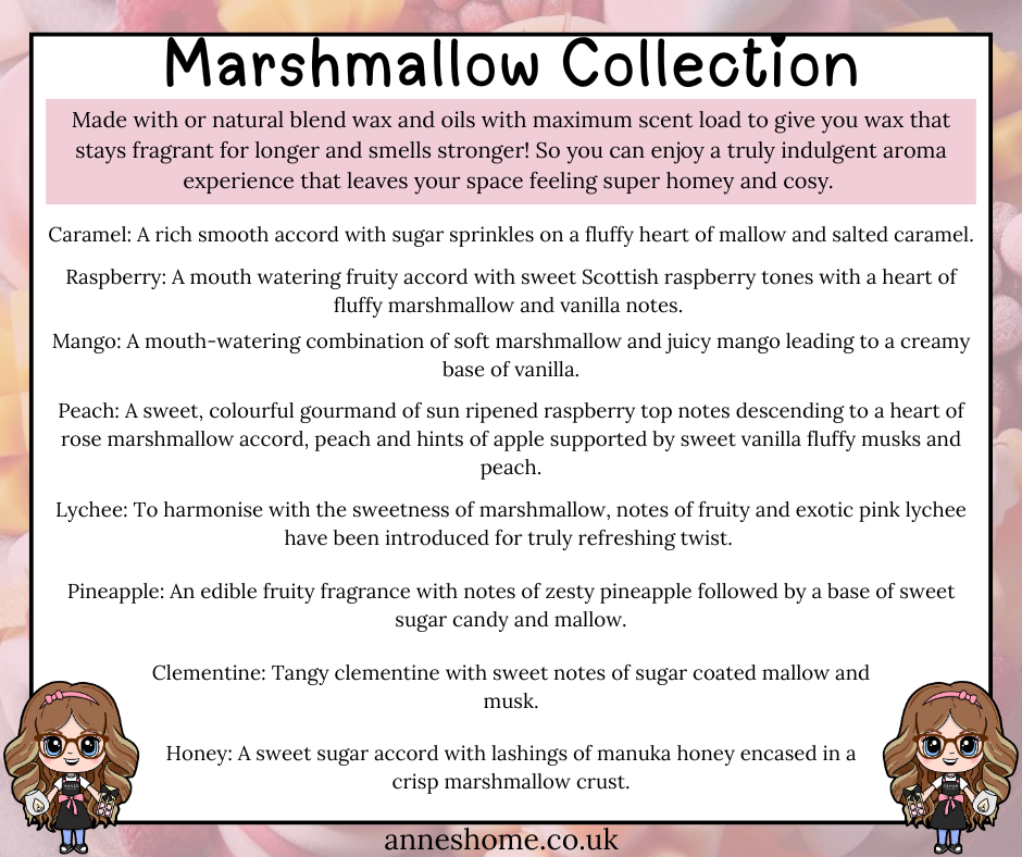 MARSHMALLOW WAX MELT COLLECTION